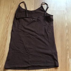Brown tank top